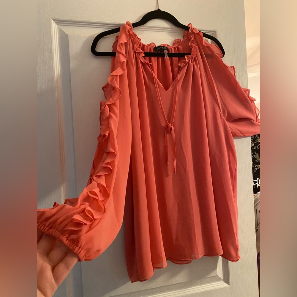 Cold Shoulder Pink Women’s Shirt